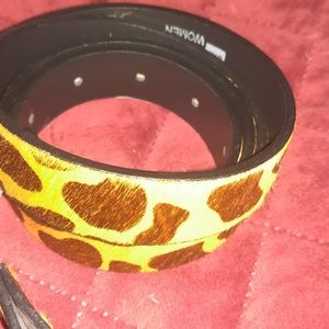 GAP Accessories - THE GAP LEOPARD PRINT LEATHER BELT Size L GAP Accessories - THE GAP LEOPARD PRINT LEATHER BELT Size L